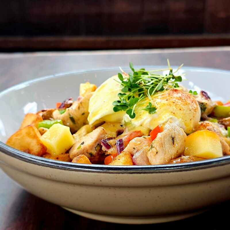 Turkey & Chanterelle Breakfast Hash