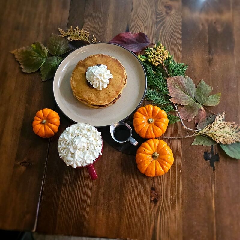 Pumpkin Pancakes $17.99