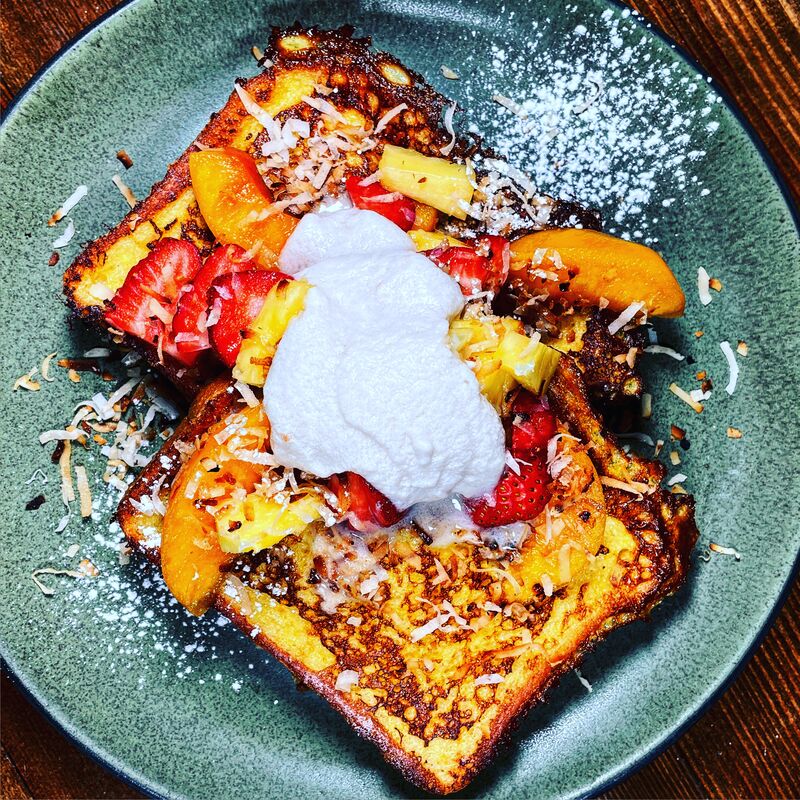 Pina Colada French Toast $15.95 (Not Available)